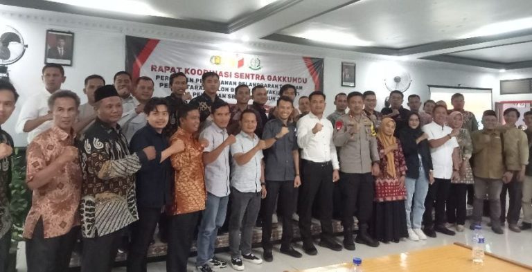 Jelang Tahapapan Pendaftaran Cabub dan Cawabub, Bawaslu Sarolangun Gelar Rakor Gakkumdu