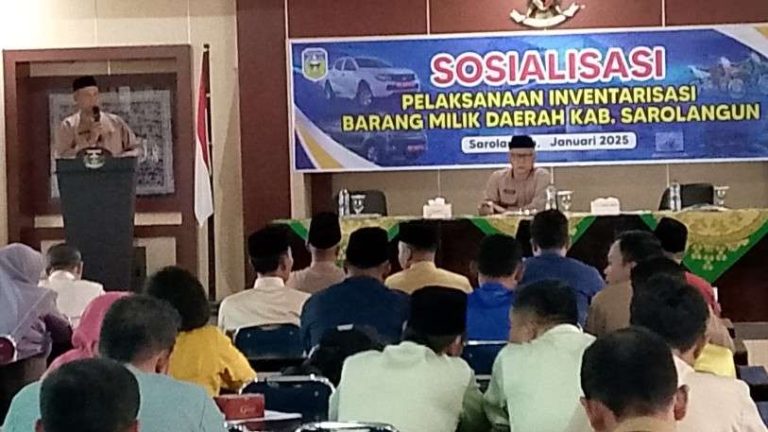 BPKAD Sarolangun Gelar Sosialisasi Pelaksanaan Inventarisasi Barang Milik Daerah
