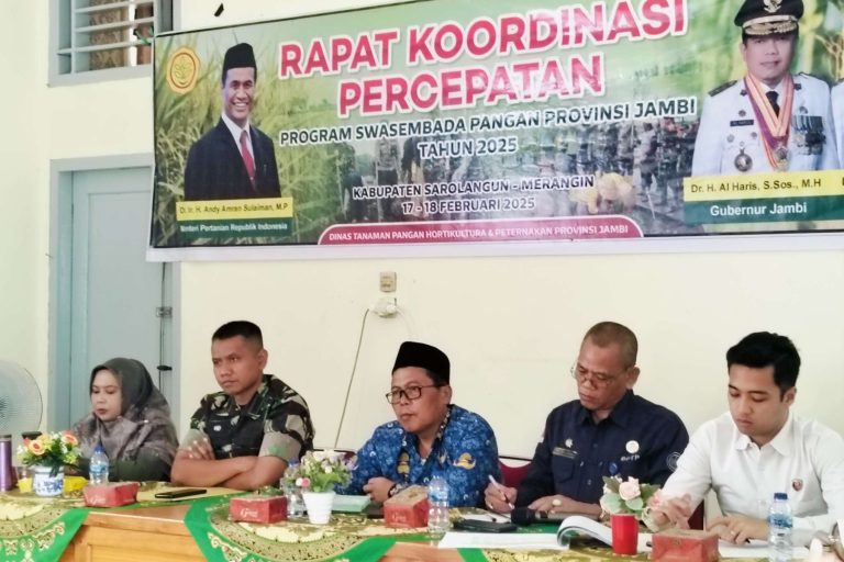 Dandim 0420/Sarko Letkol Inf Suyono Dukung Percepatan Swasembada Pangan Di Sarolangun