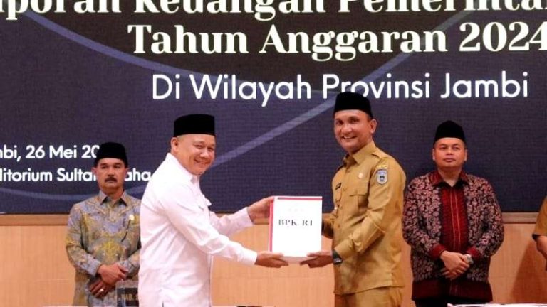 Pemkab Sarolangun Kembali Raih WTP Untuk kesembilan Kalinya