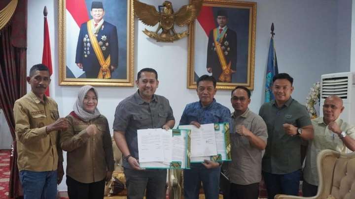 Delapan Kades dan BPD di Tabsel Sepakati Batas Desa