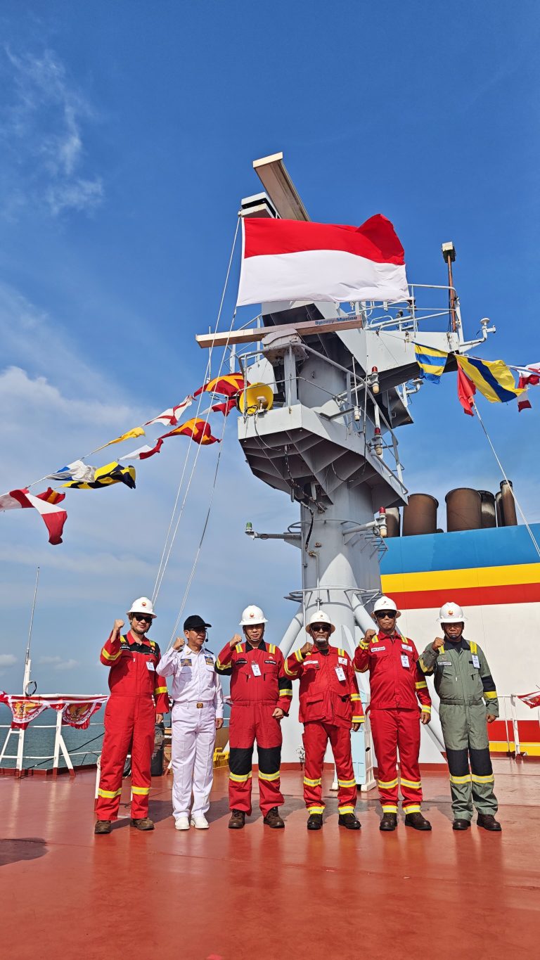 Peringati HUT ke-80 RI, SKK Migas   Perwakilan Sumbagsel Laksanakan Upacara di 4 Lokas